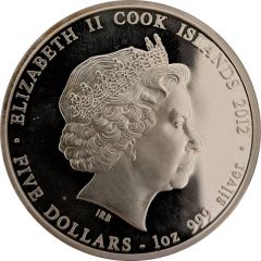 5 Dollars - Elizabeth II Year of the Dragon