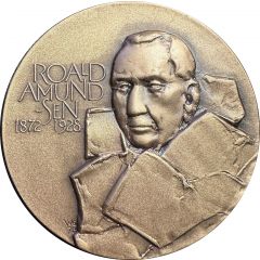 Roald Amundsen 1872-1928 Kunstmedalje til 50-årsminnet 18. juni 1978
