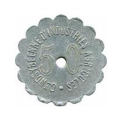 50 Centimes - Cie NOSYBEENNE D`INDUSTRIES AGRICOLES