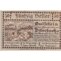 50 Heller Biberbach