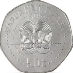 50 Toea - Elizabeth II XV Pacific Games, coloured