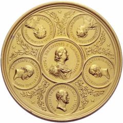 Medal - Alexander II Consecration of the St. Isaac Cathedral in St. Petersburg