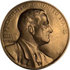 Medal - Inaugurated Franklin D. Roosevelt, President of the United States
