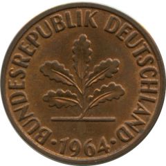 2 Pfennig non-magnetic
