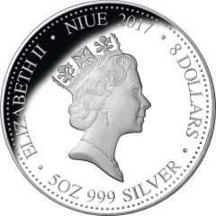 8 Dollars - Elizabeth II Year of the Rooster