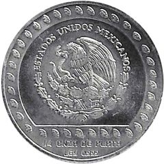 1 Nuevo Peso Guerrero Aguila - 1/4 oz Silver Bullion