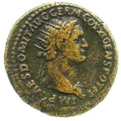 Dupondius - Domitian VICTORIAE AVGVSTI S C, Victory