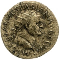 Dupondius - Vespasian S C, Victory