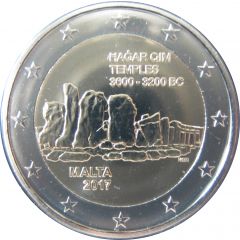 2 Euros Ħaġar Qim Temples