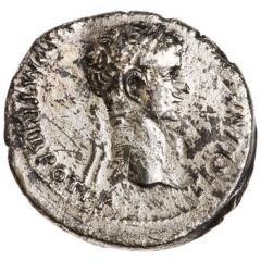 Denarius - Claudius and Nero NERO CLAVD CAES DRVSVS GERM PRINC IVVENT