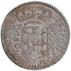 160 Réis - José I Light Type - Lisbon Mint