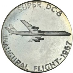 Medal - United Air Lines Super DC-8