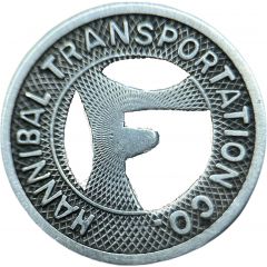 1 Fare - Hannibal Transportation Co. Hannibal, Missouri