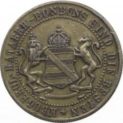 Token - Krügerol-Katarrh-Bonbons Leipzig