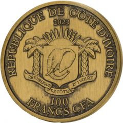 100 Francs CFA Tiger