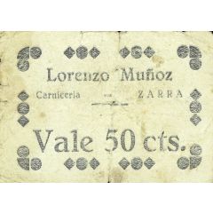 50 Céntimos Zarra