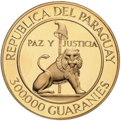300 000 Guaraníes 8th Term of President Stroessner