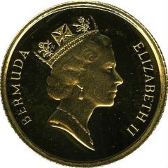 10 Dollars - Elizabeth II Galleon ship