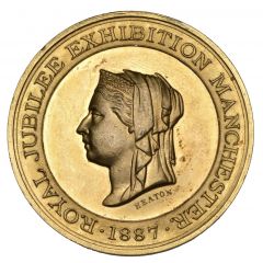 Medal - Victoria Royal Jubilee Exhibition, gilt-bronze