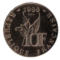 10 francs Roland Garros Essai