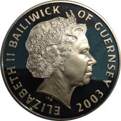 5 Pounds - Elizabeth II The Golden Hind - Silver