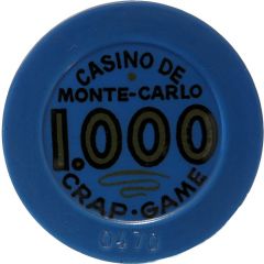 1000 francs - Casino de Monte-Carlo