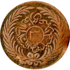 31/4 Nasri - Abdulmecid I and Muhammad II thin legend