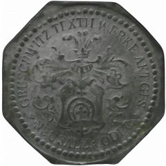 100 Pfennig - Neusalz a. Oder Gruschwitz Textilwerke Akt. Ges.