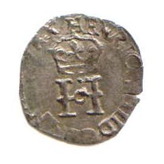 Liard with crowned H - Henry IV 1st type