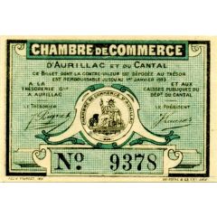 25 Centimes - Chambre de Commerce d`Aurillac [15]