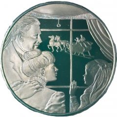 Holiday Greeting Card Medal - The Joy of Christmas Past