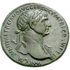Sestertius - Trajan FELICITAS AVGVST S C, Felicitas
