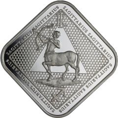 5 Euro Sagittarius; silver