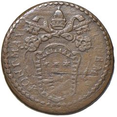 1 Quattrino - Clement X Jubilee; open door
