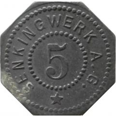 5 Pfennig - Hildesheim Senkingwerk A.G.