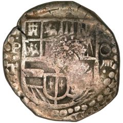 600 Réis - Alfonso VI Countermarked 8 Reales