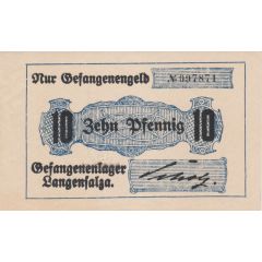 10 Pfennigs Gefangenenlager