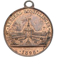 Medal - 17. Mai 1898 Bergensutstillingen