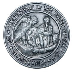 Constitution bicentennial medal