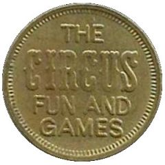 Token - The Circus Fun and Games Roseville, Michigan