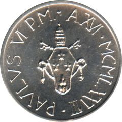 5 Lire - Pavlvs VI
