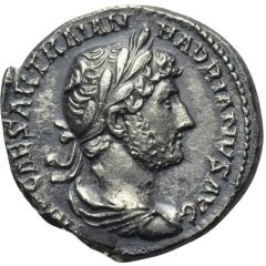 Denarius - Hadrian P M TR P COS III PRO AVG, Providentia