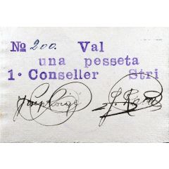 1 Peseta Botarell