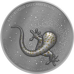 2000 Francs Gecko, gilded