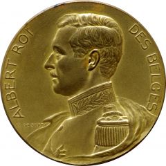 Medal - Albert I Patrie et Charité, Berchem