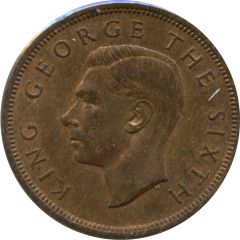 1 Penny - George VI 2nd type