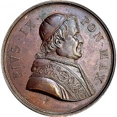 Medal - Pius IX Election to the pontificate