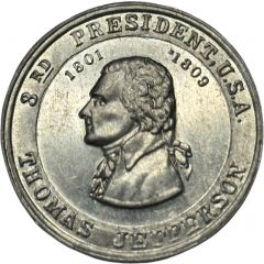 Token - Cracker Jack Mystery Club 3rd President Thomas Jefferson