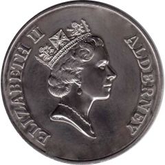 2 Pounds - Elizabeth II Puffins, Silver issue