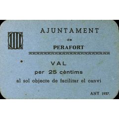 25 Céntimos Perafort